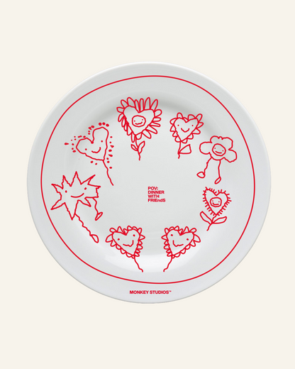 DINNER WITH FRIENDS PLATE