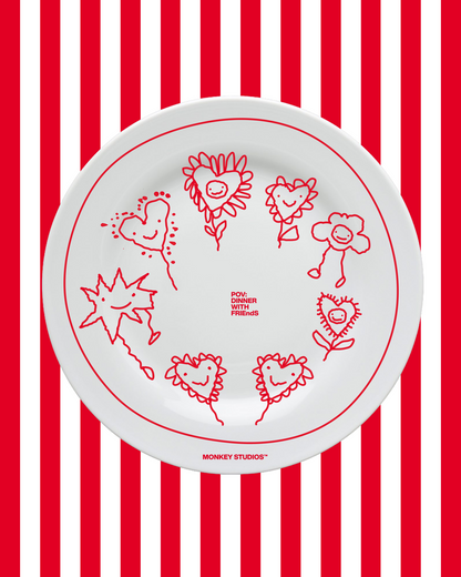 DINNER WITH FRIENDS PLATE