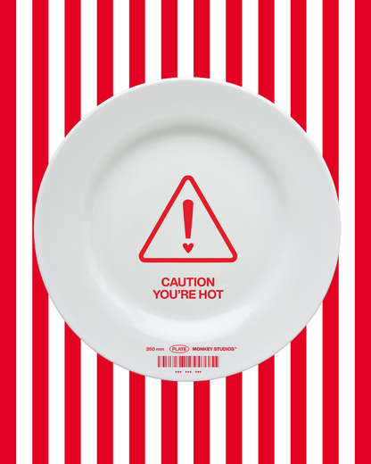 CAUTION YOU'RE HOT PLATE